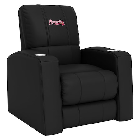 Dreamseat Relax Recliner with Atlanta Braves Logo XZ418301RHTCDBLK-PSMLB20010
